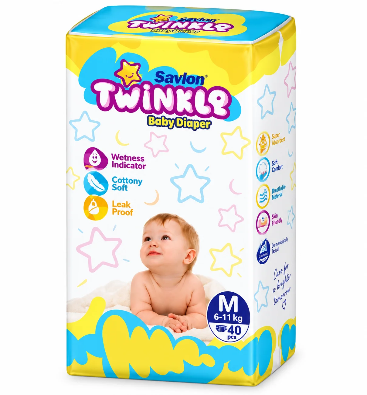 twinkle-baby-belt-diaper-m-6-11-kg-40-pcs