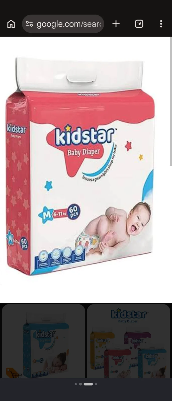 Kidstar Baby belt Diaper M Size 60 pics