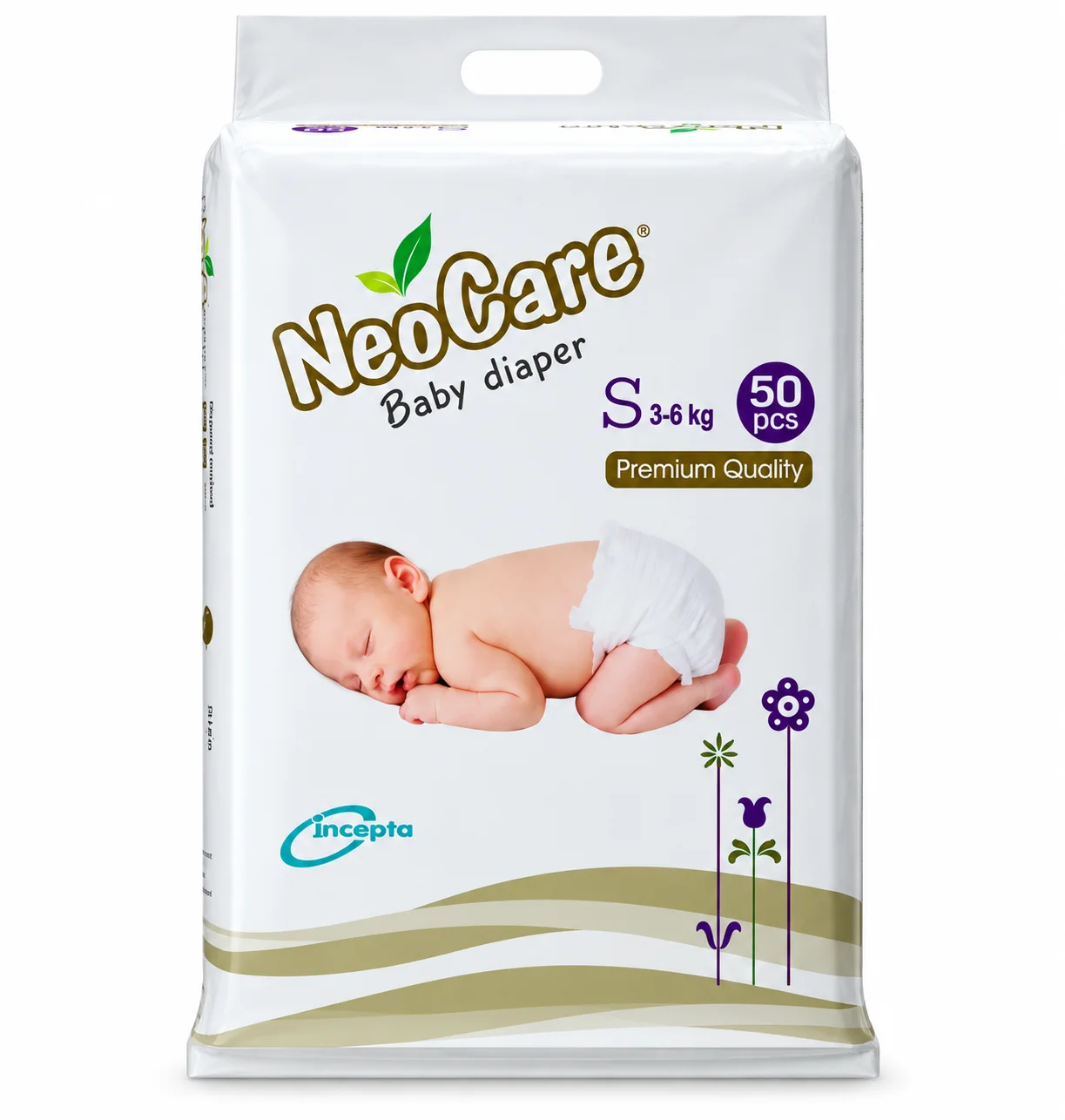 Neocare-belt-diaper-s-50pcs-baby-weight-3-6-kg