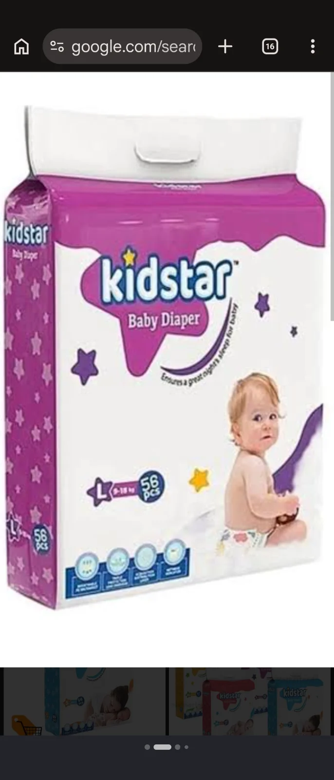 Kdstar Baby belt Diaper L Size 56 pics